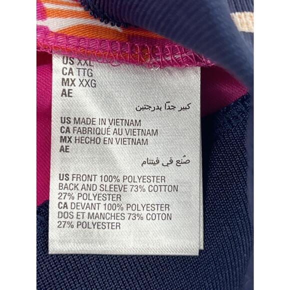 NEW Charter Club Top Womens XXL Pink Bold Pattern Silky Pullover Long sleeve - Picture 8 of 12